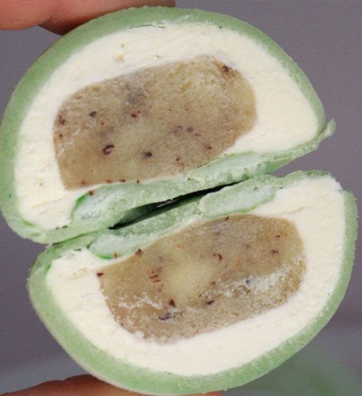 japones mochi con frutas de tropic